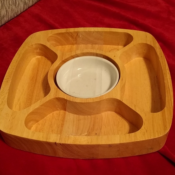 Other - Wood dip tray and bowl heavy